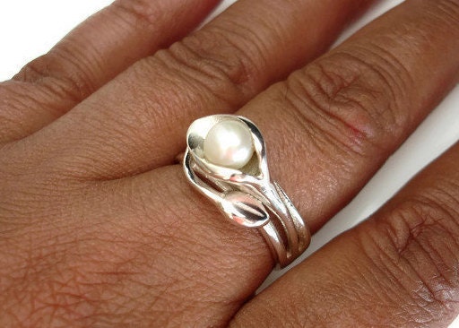 Silver discount ring moti