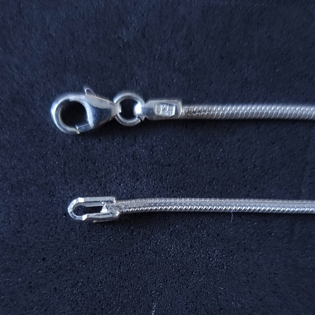1.5mm Snake Chain, 925 Sterling Silver, SC25 - SC33