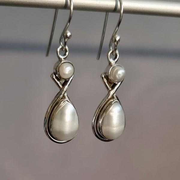 Handcrafted sterling silver Pearl jewellery inspired by June's traditional birthstone