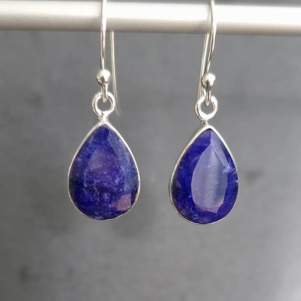 Handcrafted sterling silver Sapphire jewellery inspired by September's traditional birthstone
