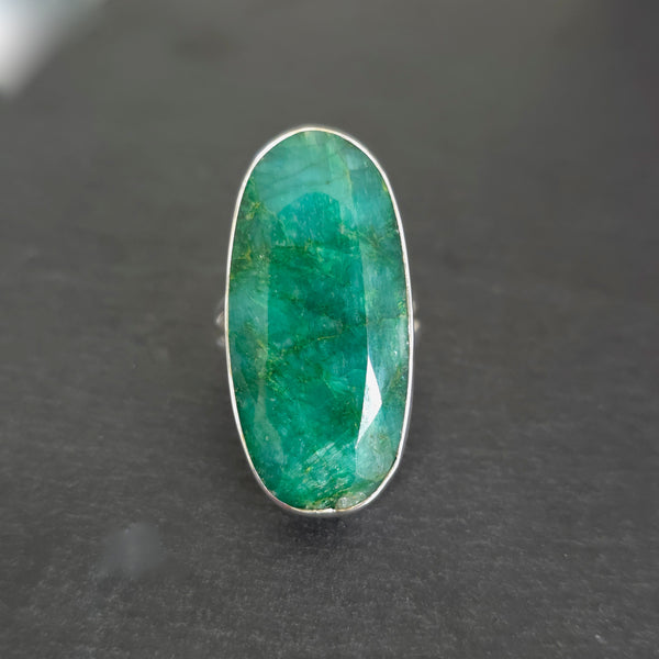 Emerald-inspired sterling silver jewellery celebrating a 55th anniversary