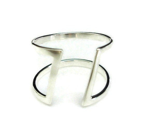 Silver Wrap Ring, Plain Silver Ring, Adjustable Ring, Silver Thumb Ring Women, Silver Geometric Ring, Silver Midi Ring, Mistry Gems, R12