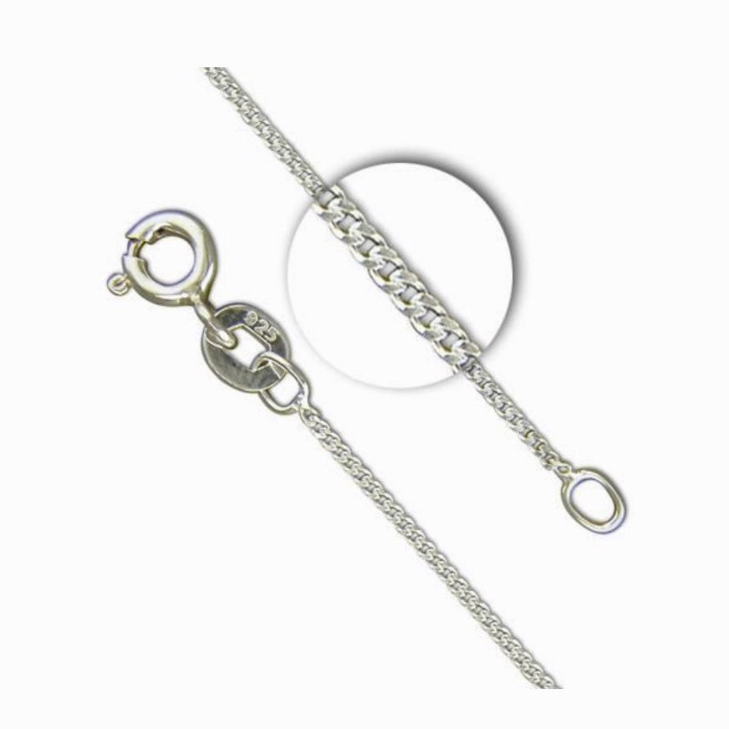 Curb Chain 0.9mm, 925 Sterling Silver, SC60 - SC62