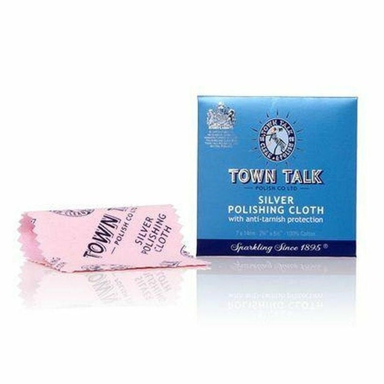 Town Talk Mini 7cm x 14cm Silver Polishing Cloth, TT055