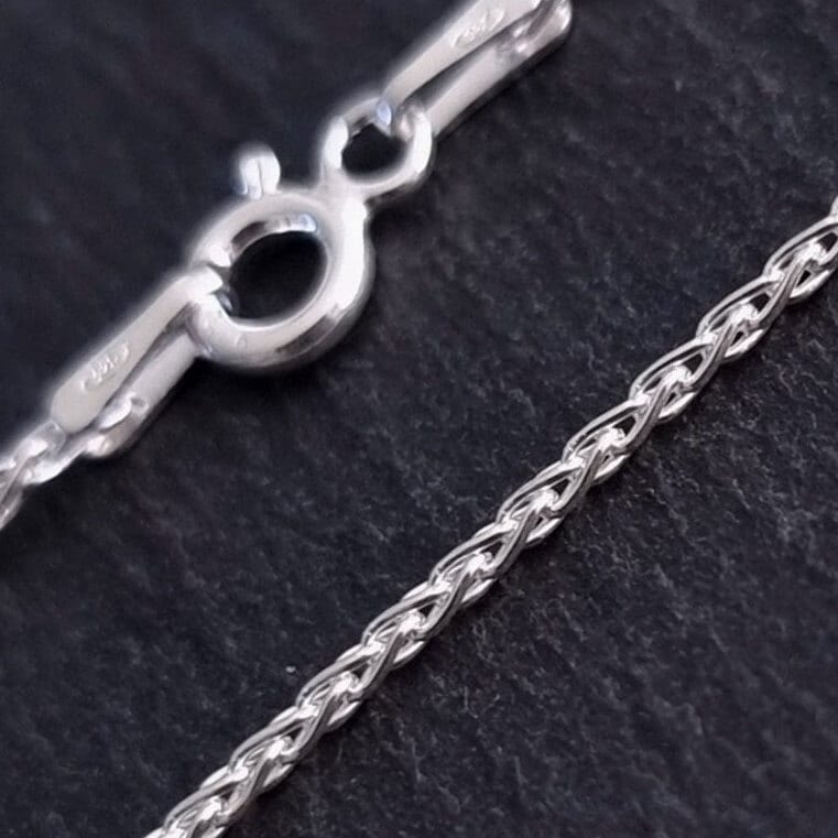 Wheat Spiga Chain 1.5mm 925 Sterling Silver, SC20 - SC22