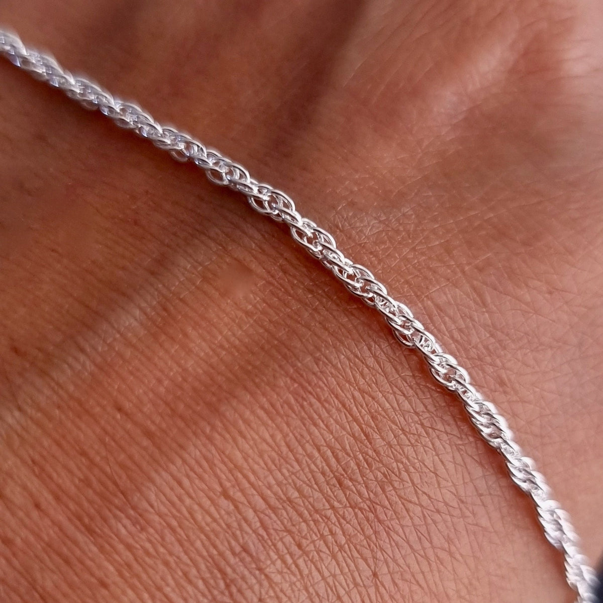 Prince of Wales Twist (Rope) Chains 2.3mm 925 Sterling Silver – Mistry Gems